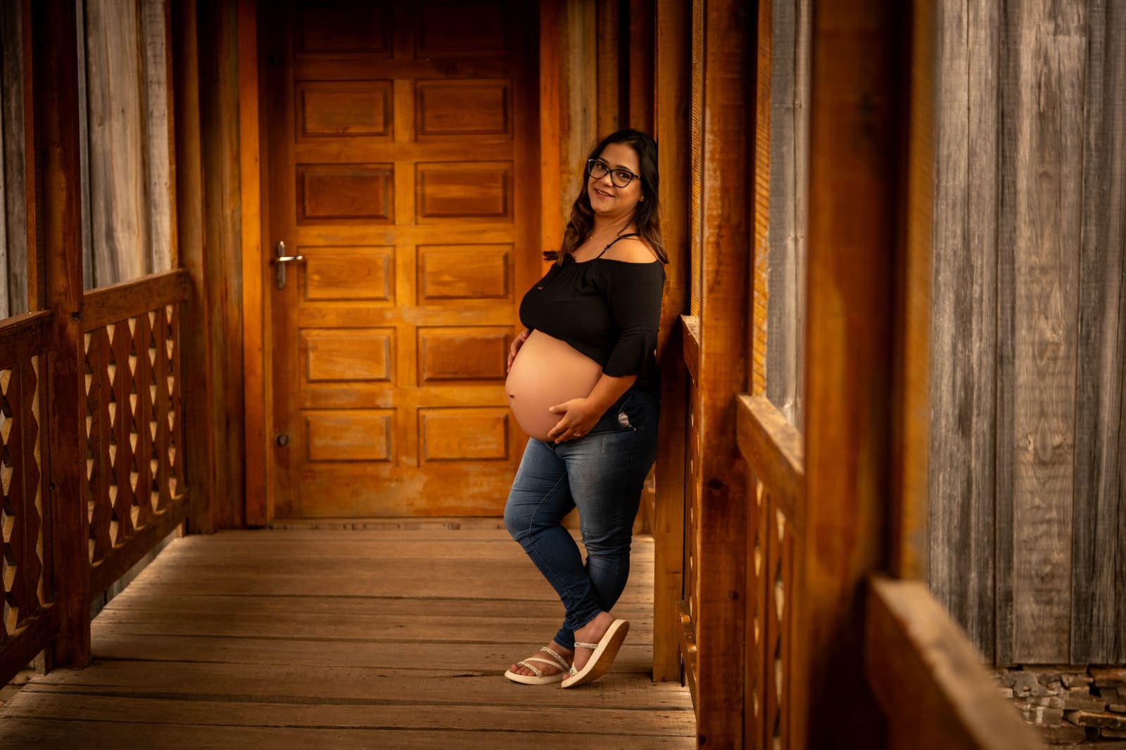 Ensaio gestante de Antonella fotografado em Tapejara — fotografia 8
